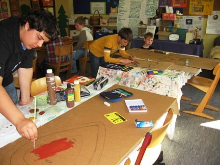 kunstprojektwoche 2009 masken becker 10